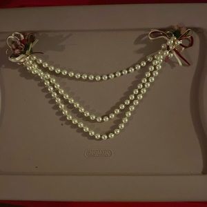 Pearl Swag Christmas Ornaments